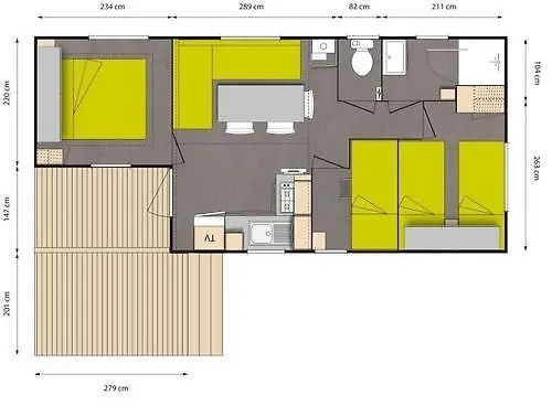 Camping Le Kergariou Clohars-Carnoët 3*,  Francja